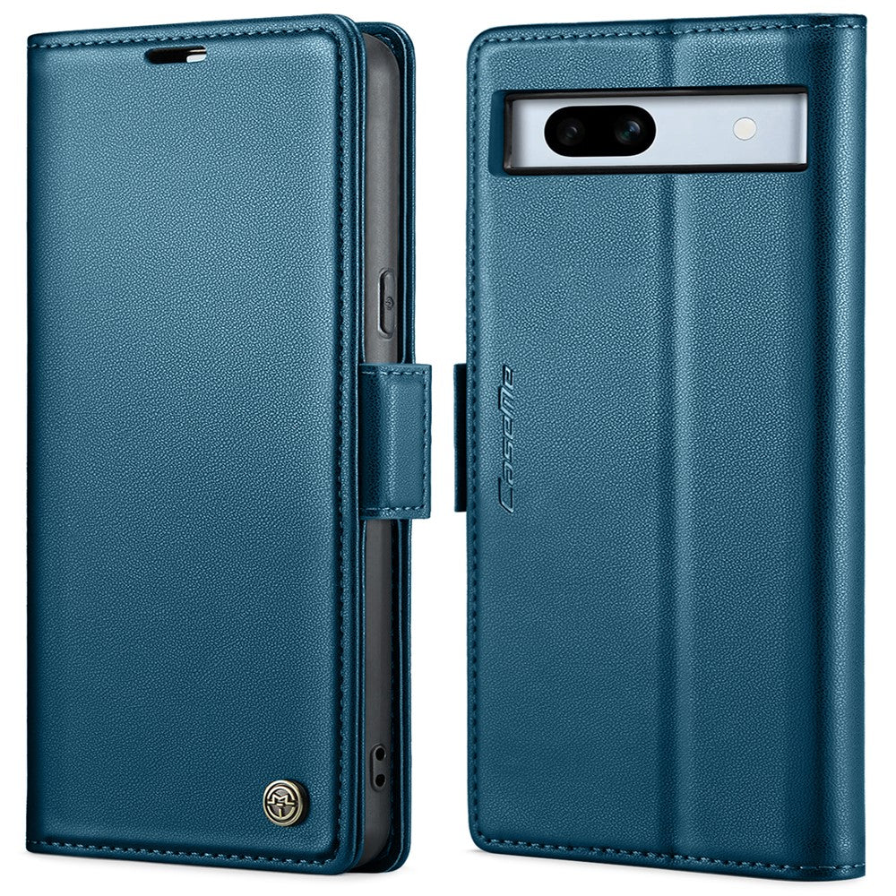 Pixel 7a Glänzende Wallet-Hülle – RFID-Schutz & Ständer