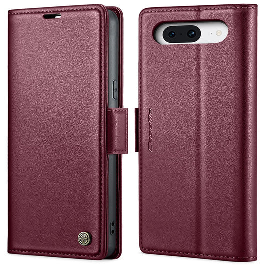 Pixel 8 Glänzende Wallet-Hülle – RFID-Schutz & Ständer