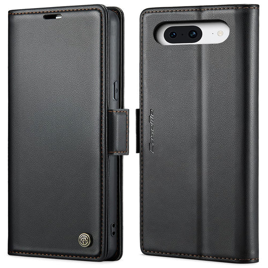 Pixel 8 Glänzende Wallet-Hülle – RFID-Schutz & Ständer