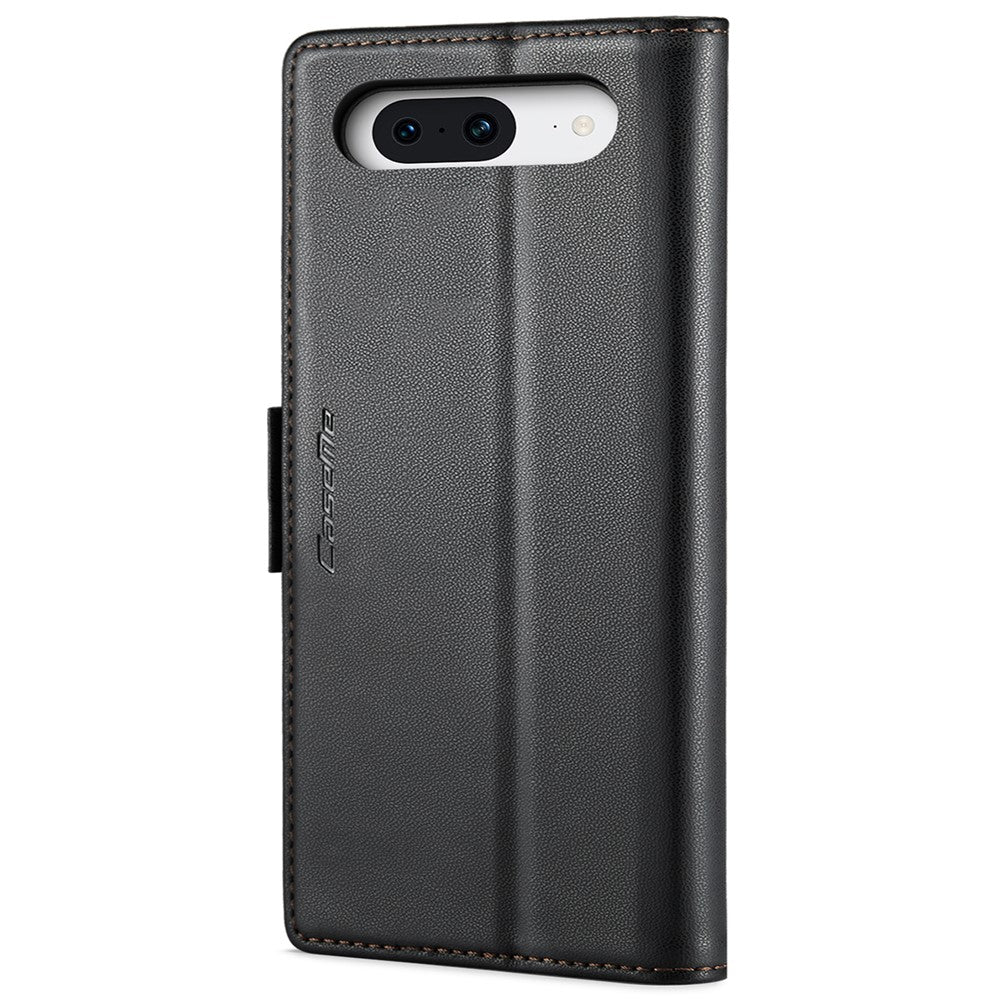 Pixel 8 Glänzende Wallet-Hülle – RFID-Schutz & Ständer