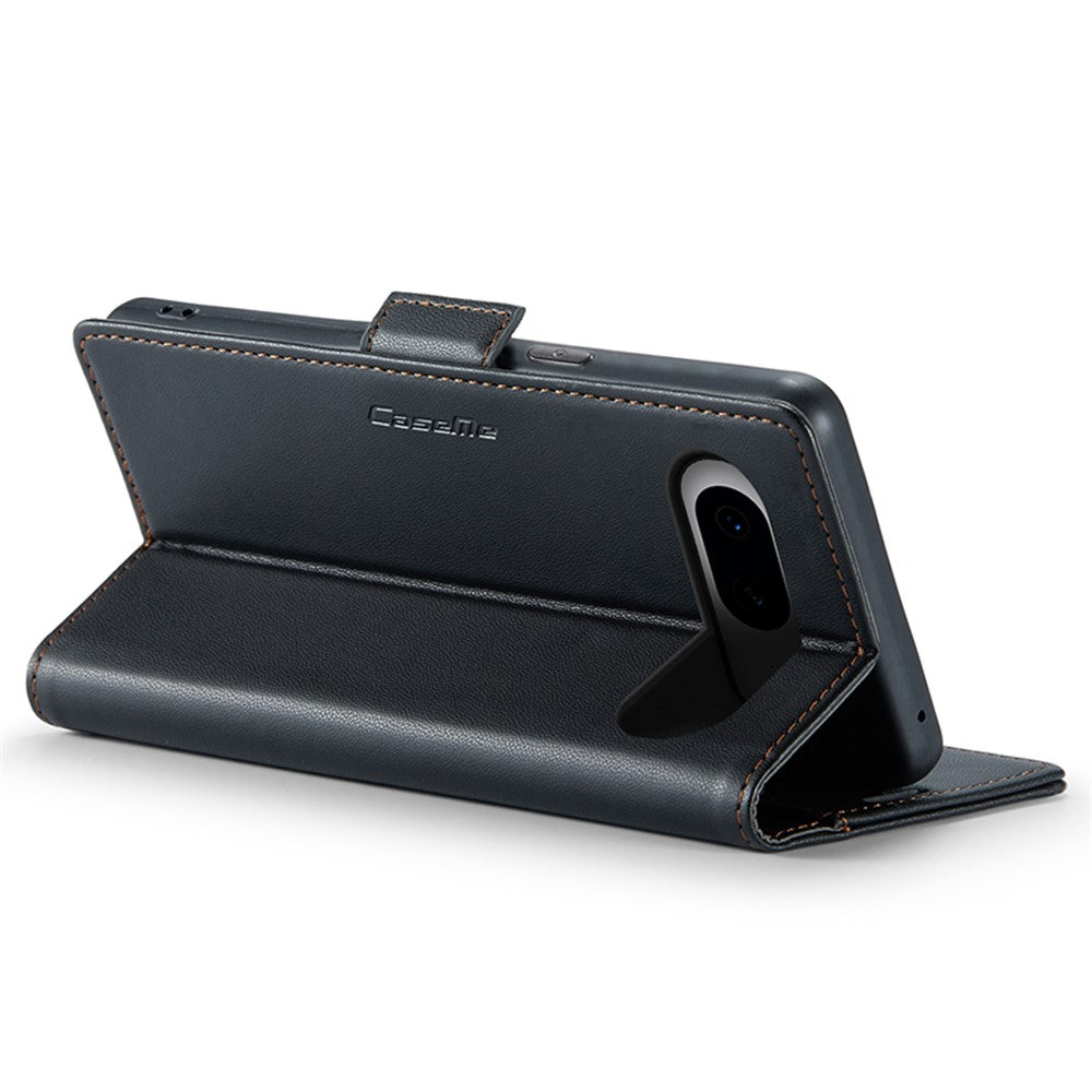 Pixel 8 Glänzende Wallet-Hülle – RFID-Schutz & Ständer