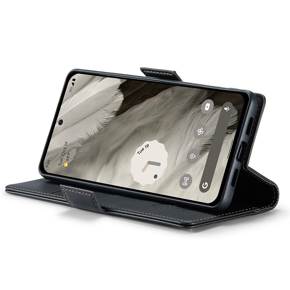 Pixel 8 Glänzende Wallet-Hülle – RFID-Schutz & Ständer