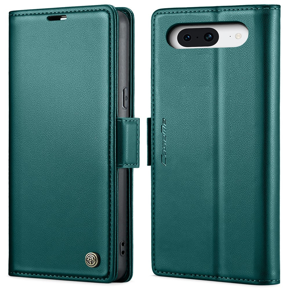 Pixel 8 Glänzende Wallet-Hülle – RFID-Schutz & Ständer
