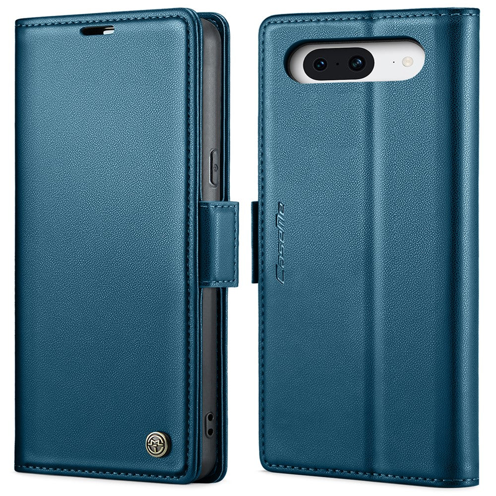 Pixel 8 Glänzende Wallet-Hülle – RFID-Schutz & Ständer
