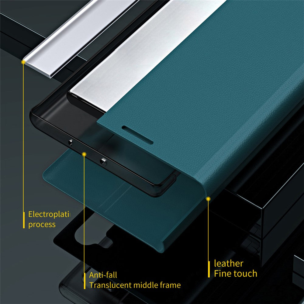 For Xiaomi Redmi K60 5G / K60 Pro 5G / Poco F5 Pro 5G Phone Case PU Leather Electroplating Phone Cover with Stand