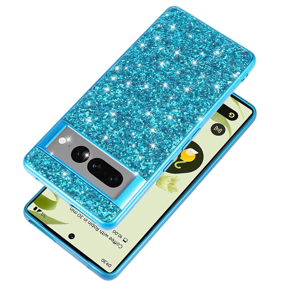 Pixel 8 Pro Schutzhülle – Funkelnde Glitzer-Rückseite
