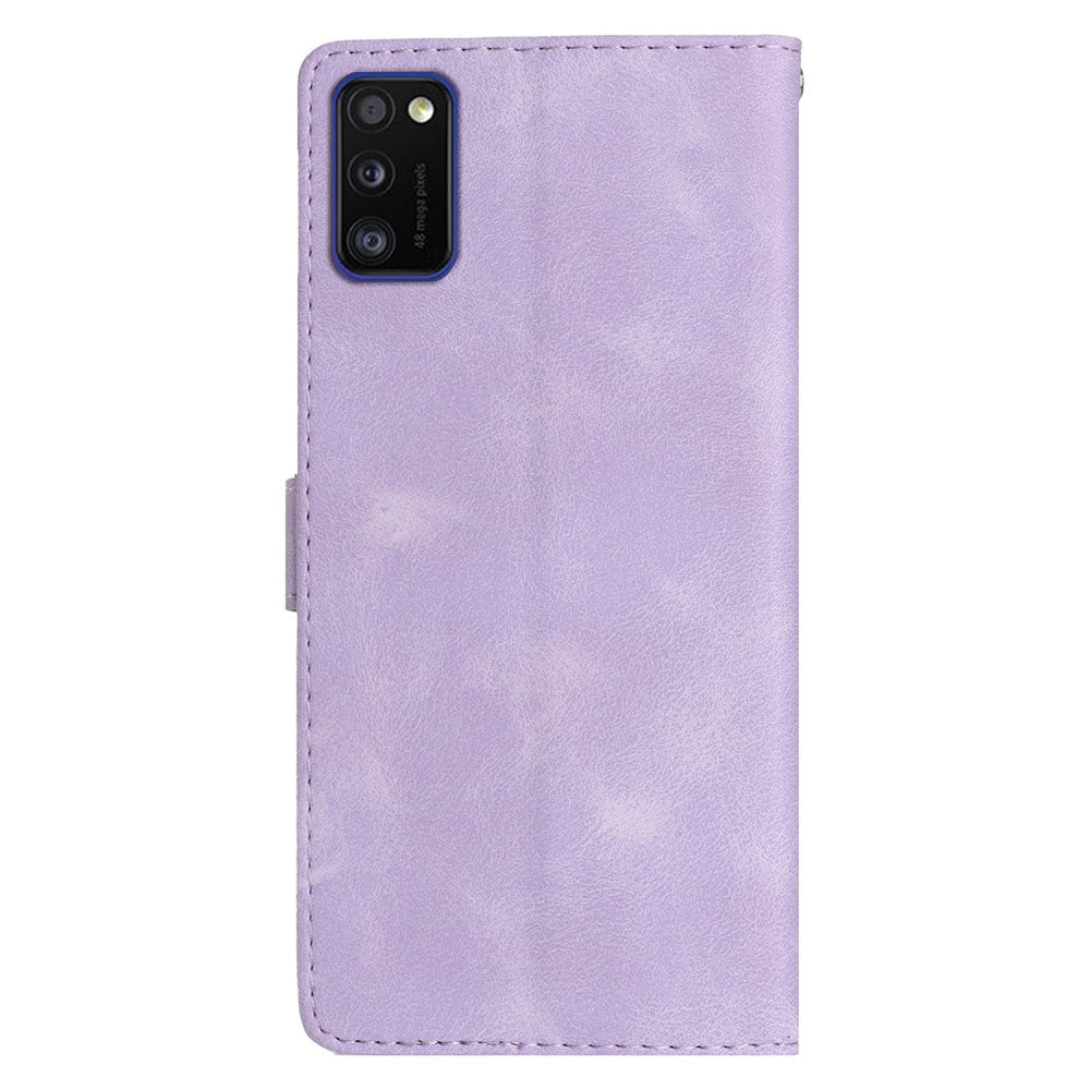 Galaxy A41 Wallethülle – Mit Blumenmuster, Kartenfächer & Ständer