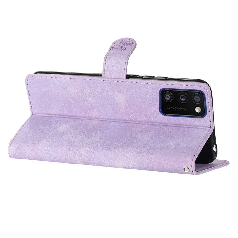 Galaxy A41 Wallethülle – Mit Blumenmuster, Kartenfächer & Ständer