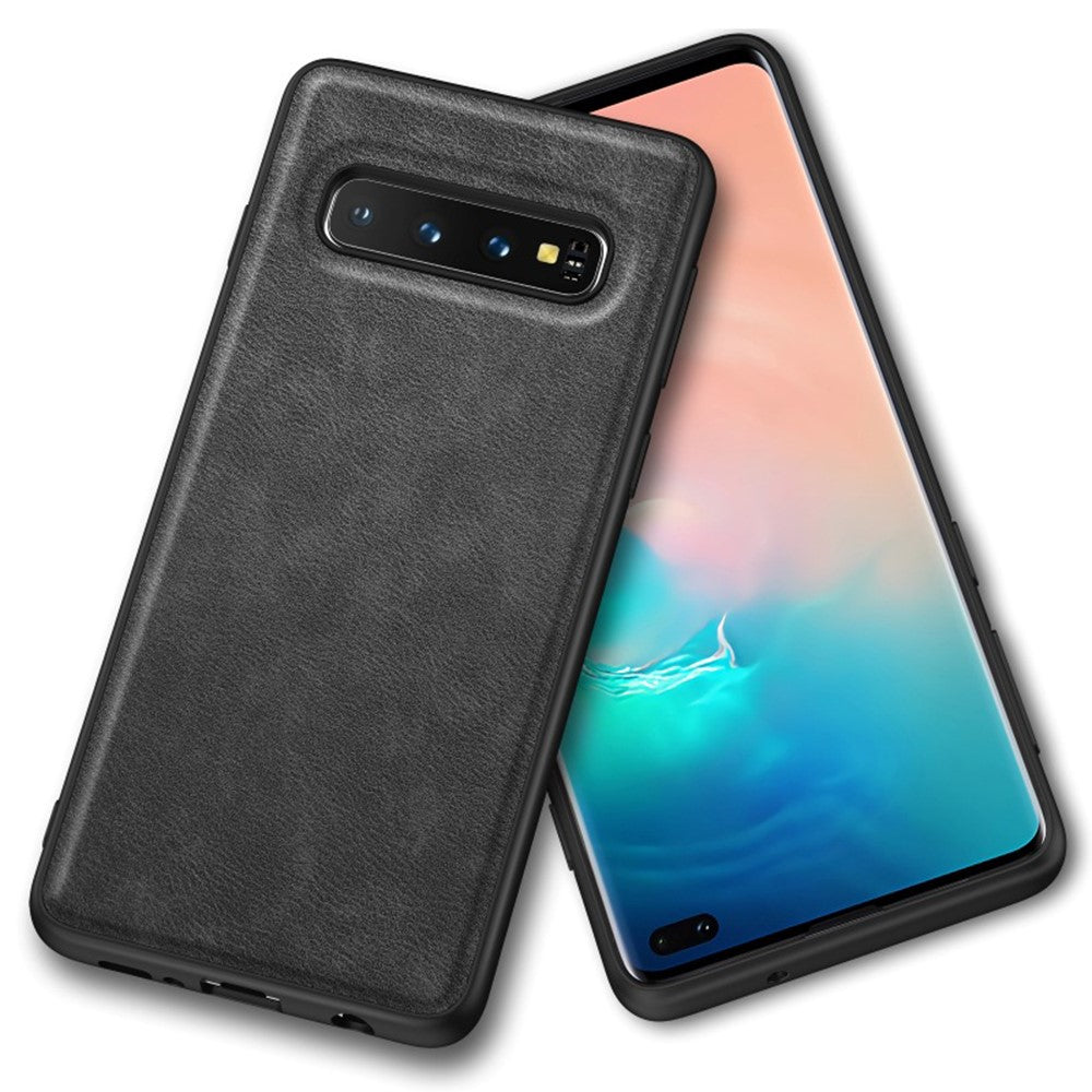 Galaxy S10 5G Lederhülle – stoßfest & einfarbig