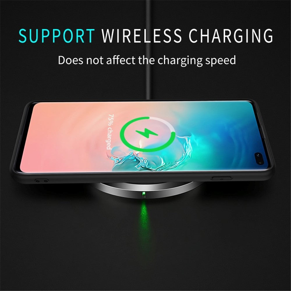 Galaxy S10 5G Lederhülle – stoßfest & einfarbig