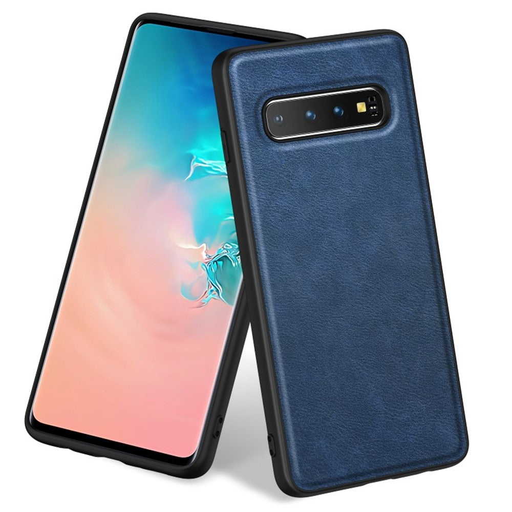 Galaxy S10 5G Lederhülle – stoßfest & einfarbig