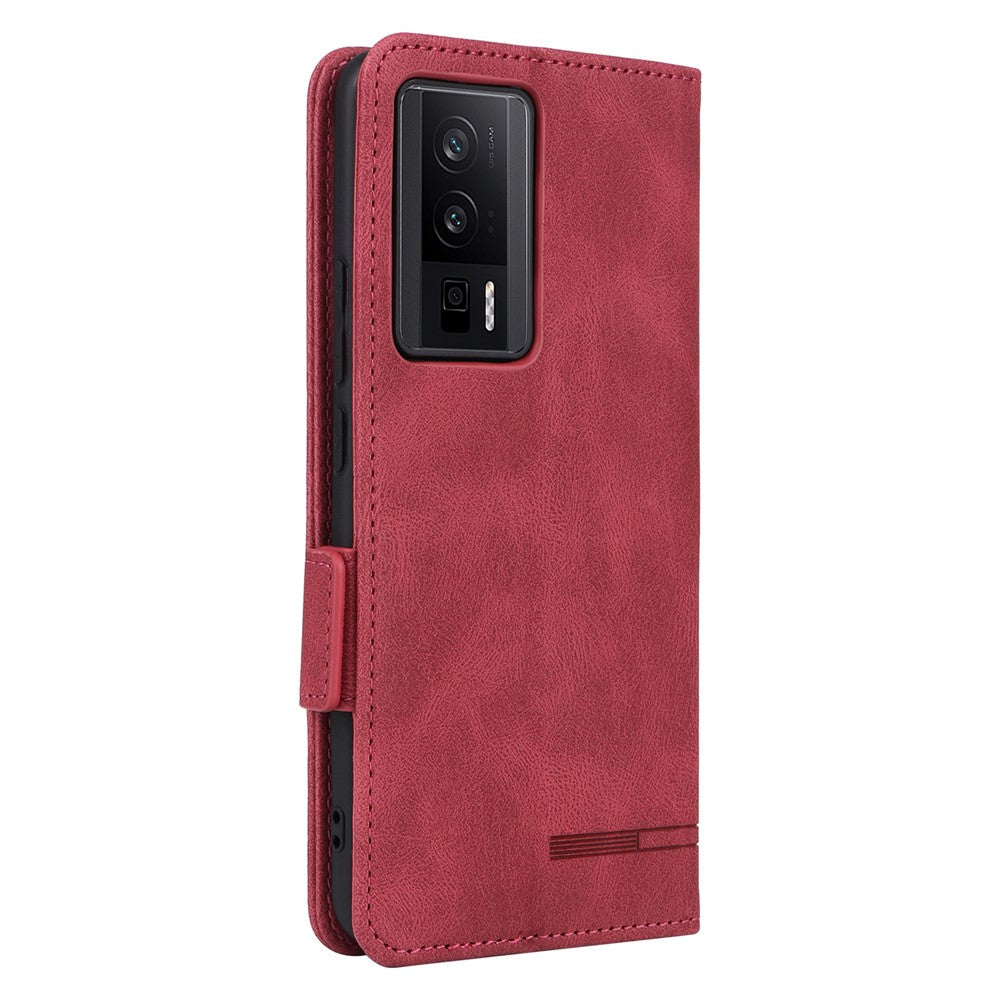 For Xiaomi Poco F5 Pro 5G / Redmi K60 Pro 5G / K60 5G Shockproof Phone Case Hardware Decor Stand Wallet PU Leather Cover