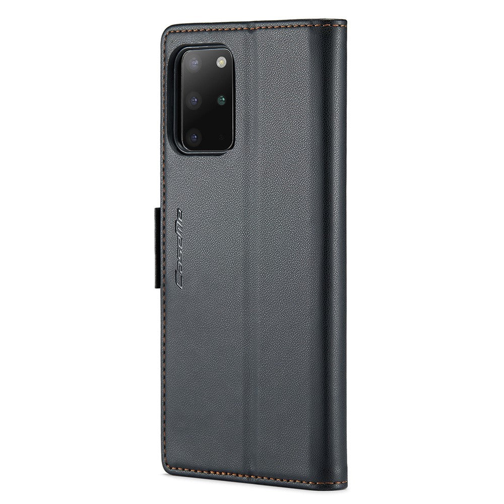 Galaxy S20 Plus 5G/4G Glänzende Wallet-Hülle – RFID-Schutz & Ständer
