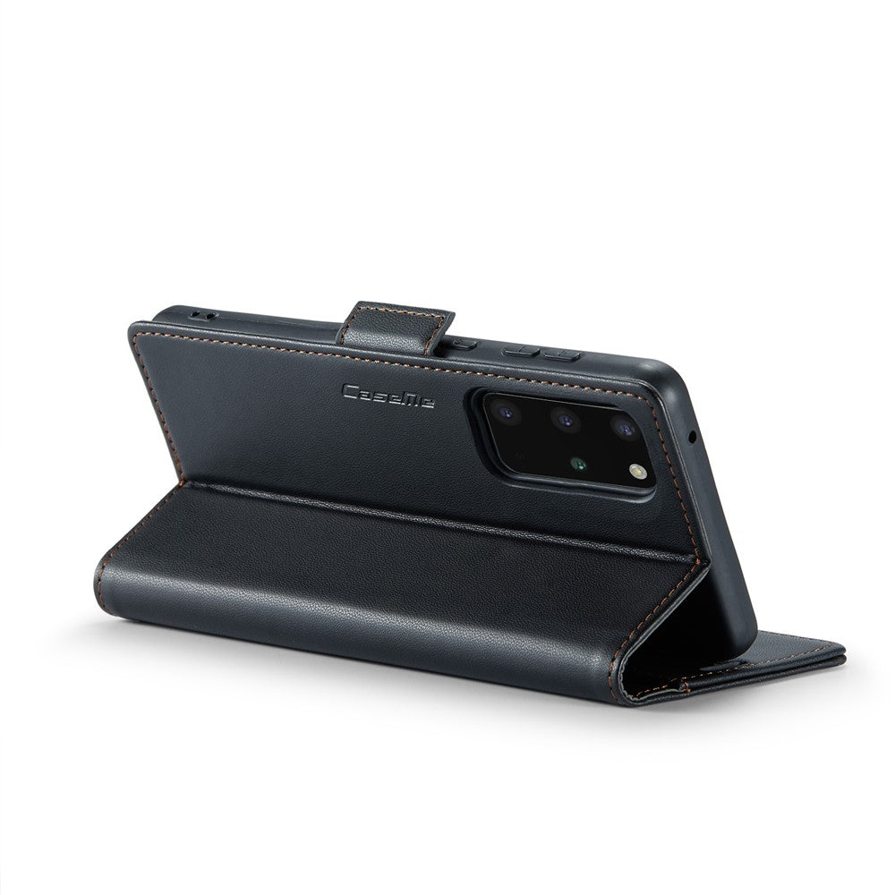 Galaxy S20 Plus 5G/4G Glänzende Wallet-Hülle – RFID-Schutz & Ständer