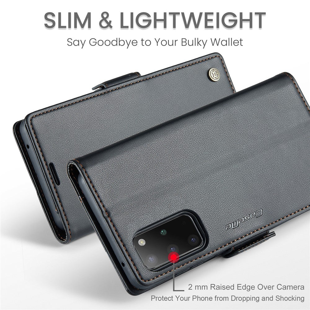 Galaxy S20 Plus 5G/4G Glänzende Wallet-Hülle – RFID-Schutz & Ständer