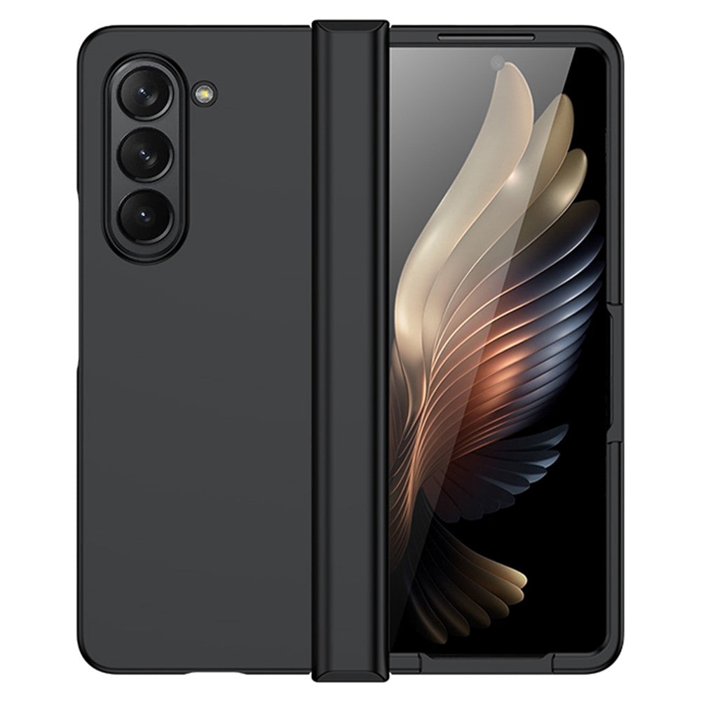 For Samsung Galaxy Z Fold5 5G Hinde Protection PC Phone Case Skin-touch Shockproof Cover