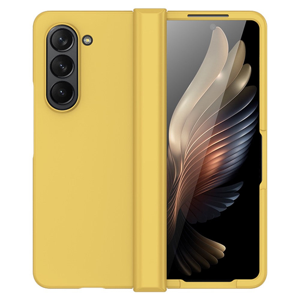 For Samsung Galaxy Z Fold5 5G Hinde Protection PC Phone Case Skin-touch Shockproof Cover