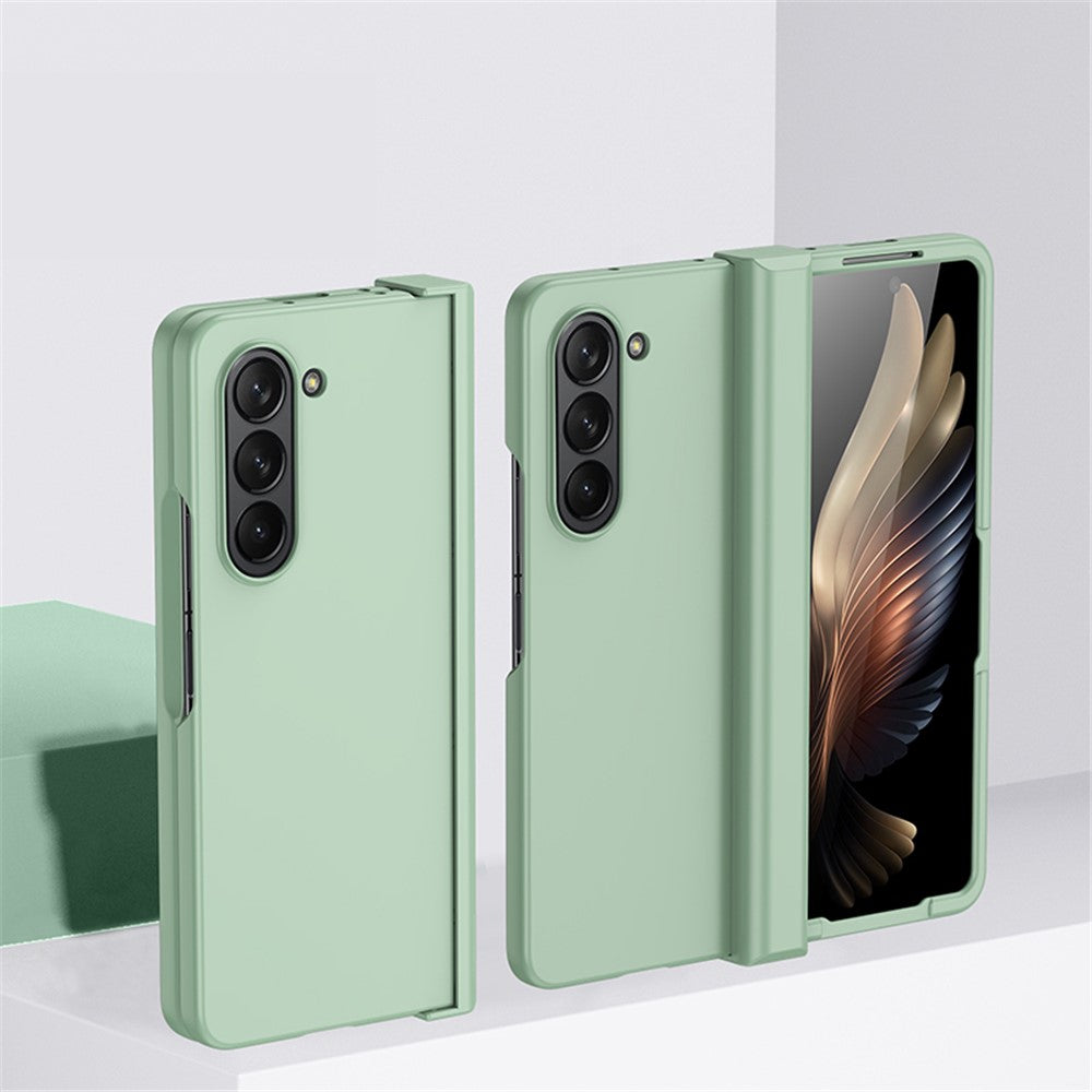 For Samsung Galaxy Z Fold5 5G Hinde Protection PC Phone Case Skin-touch Shockproof Cover