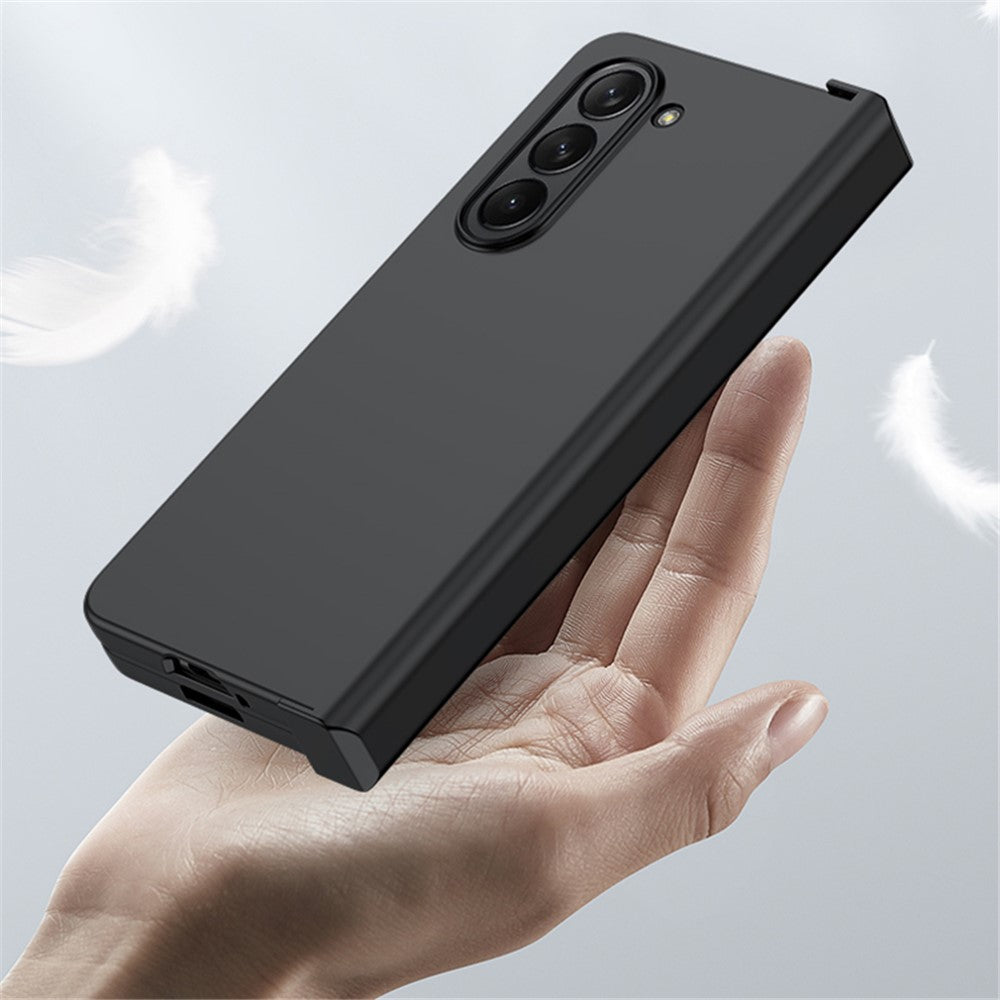 For Samsung Galaxy Z Fold5 5G Hinde Protection PC Phone Case Skin-touch Shockproof Cover