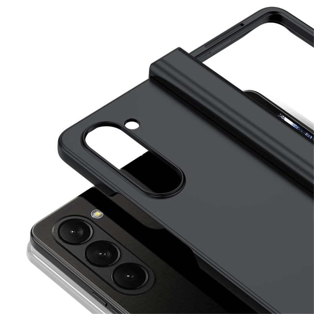 For Samsung Galaxy Z Fold5 5G Hinde Protection PC Phone Case Skin-touch Shockproof Cover