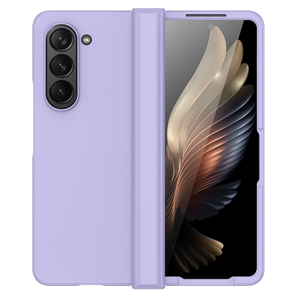 For Samsung Galaxy Z Fold5 5G Hinde Protection PC Phone Case Skin-touch Shockproof Cover