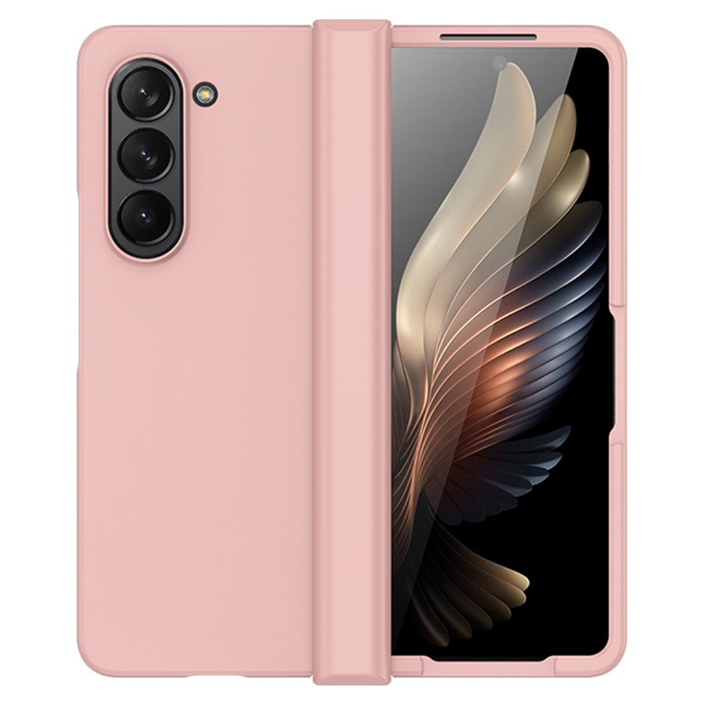 For Samsung Galaxy Z Fold5 5G Hinde Protection PC Phone Case Skin-touch Shockproof Cover