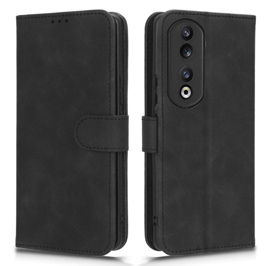 Honor 90 Handyhülle – Hautberührendes PU-Leder-Telefongehäuse mit Klappständer und Klappständer