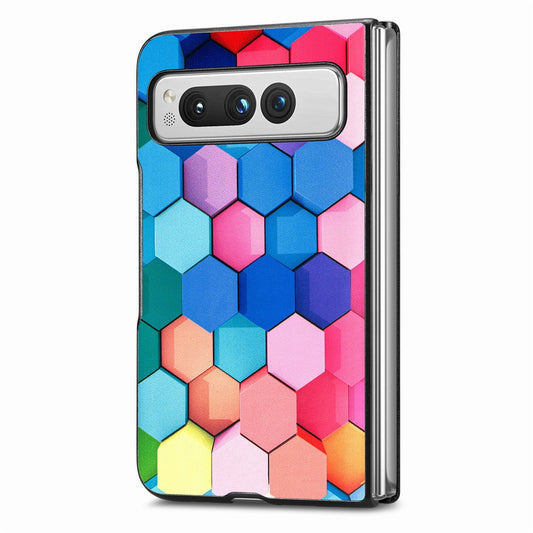 Pixel Fold Ultradünne Hülle – Mit Musterdruck & Farben