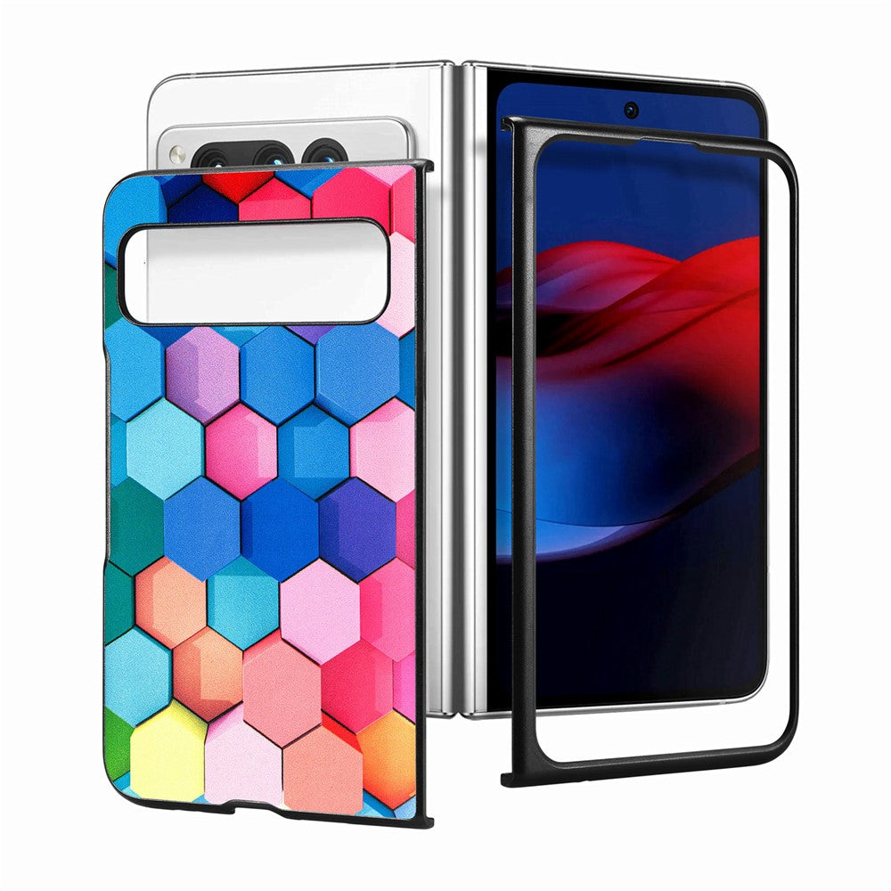 Pixel Fold Ultradünne Hülle – Mit Musterdruck & Farben