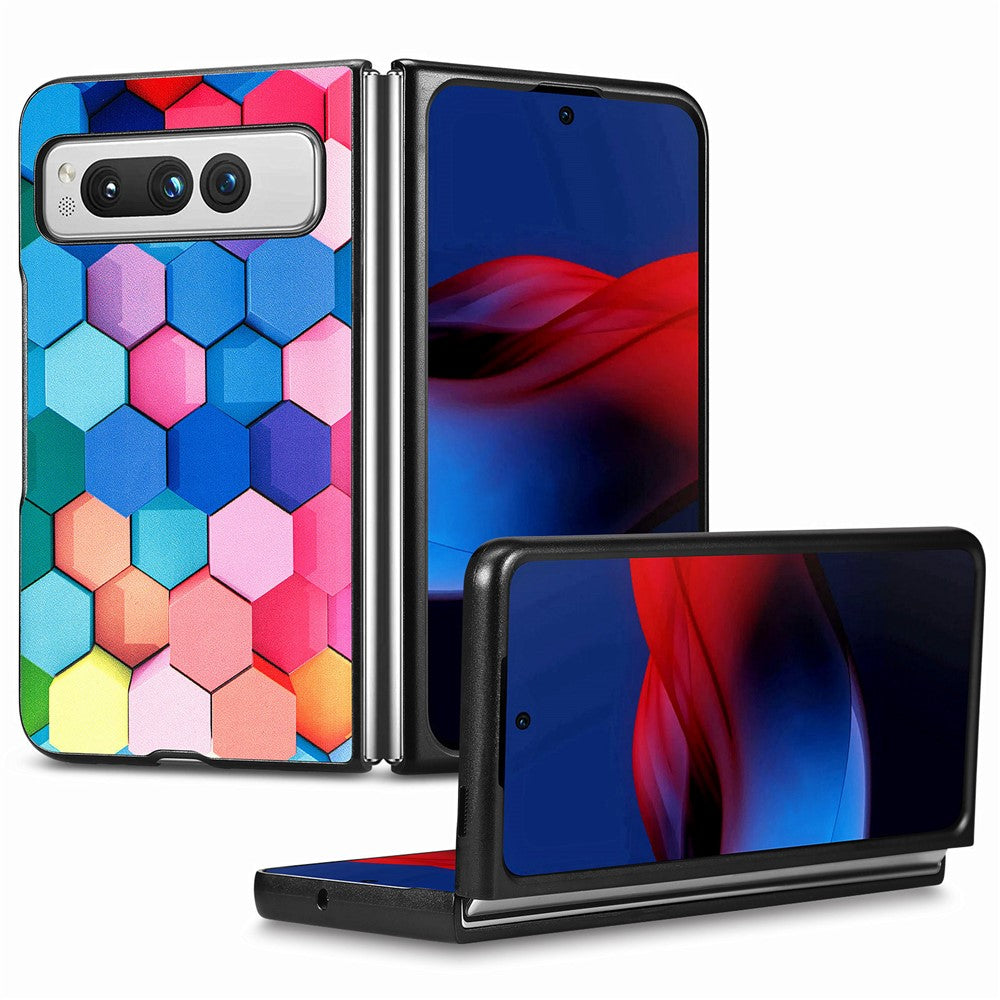 Pixel Fold Ultradünne Hülle – Mit Musterdruck & Farben