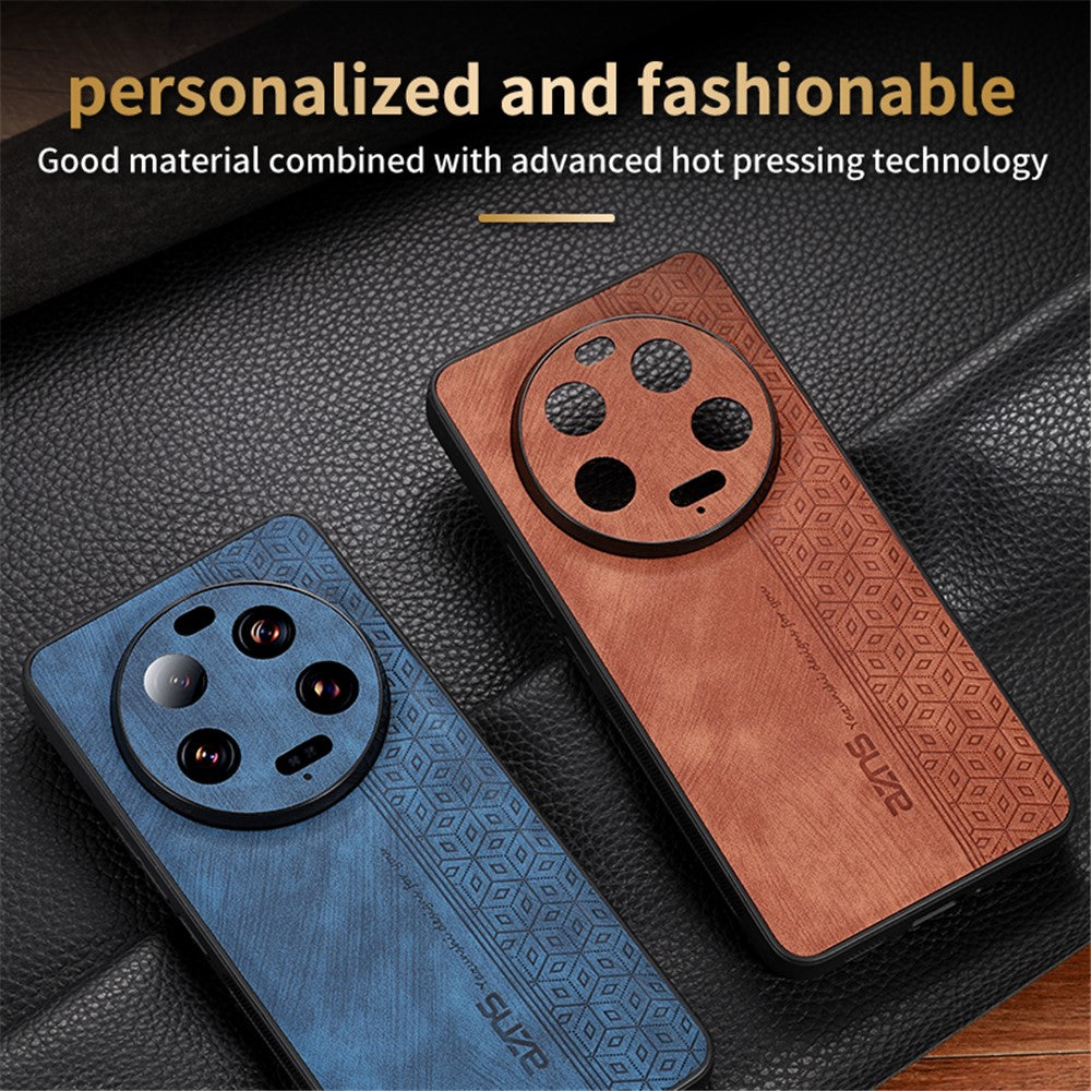 AZNS For Xiaomi 13 Ultra PU Leather+TPU Mobile Phone Case Imprinted Pattern Smartphone Shell Cover
