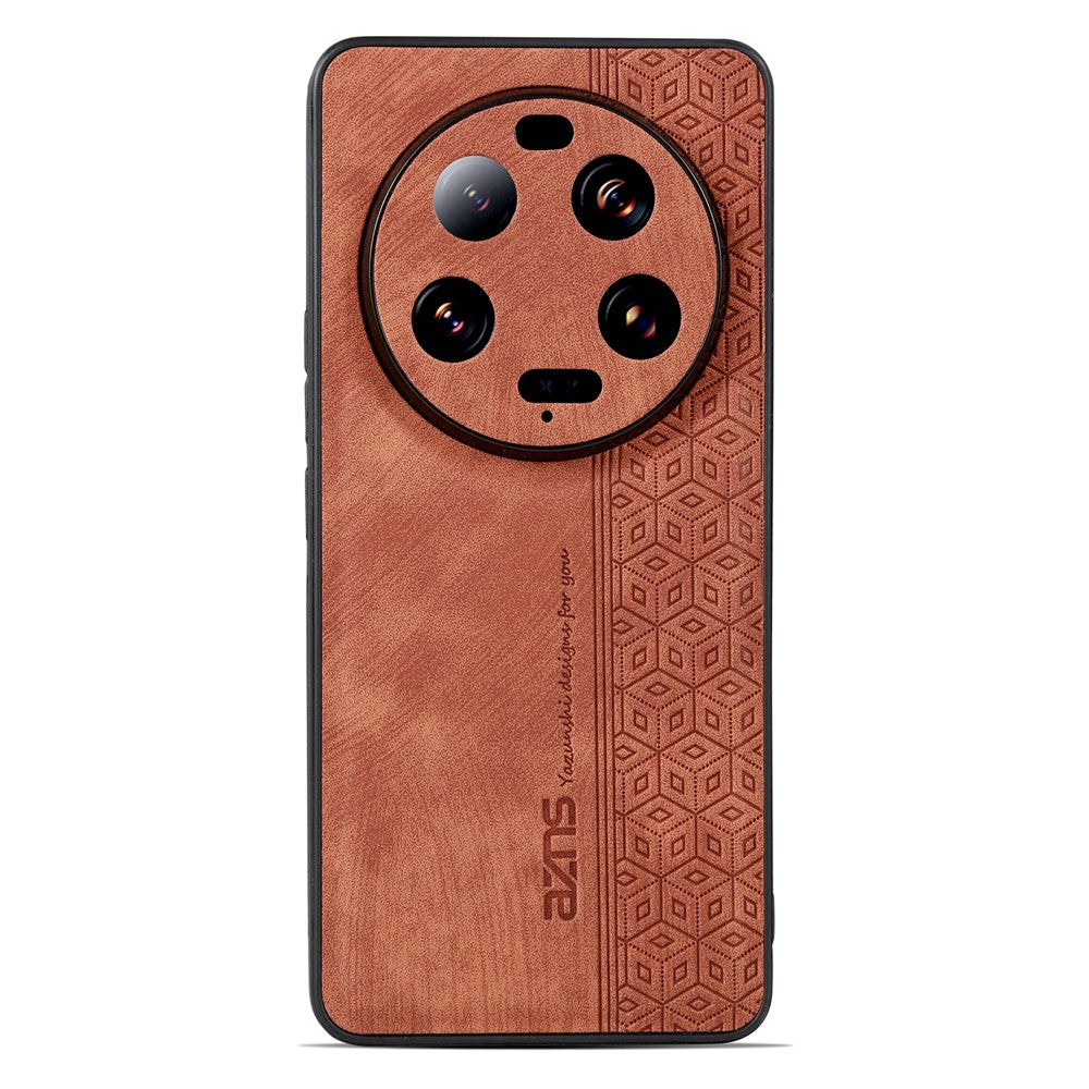 AZNS For Xiaomi 13 Ultra PU Leather+TPU Mobile Phone Case Imprinted Pattern Smartphone Shell Cover