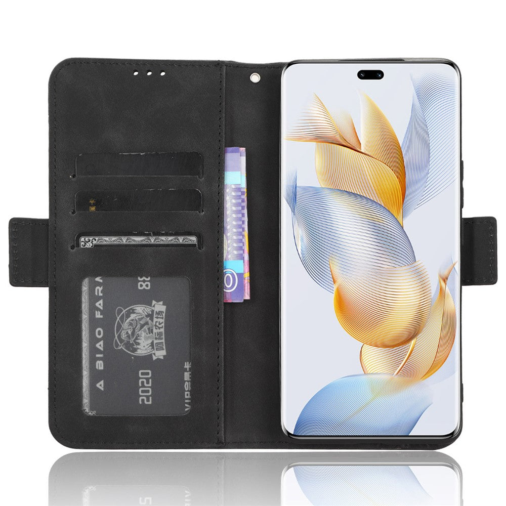 Cell Phone Cover for Honor 90 , Multiple Card Slots Stand PU Leather Wallet Phone Case