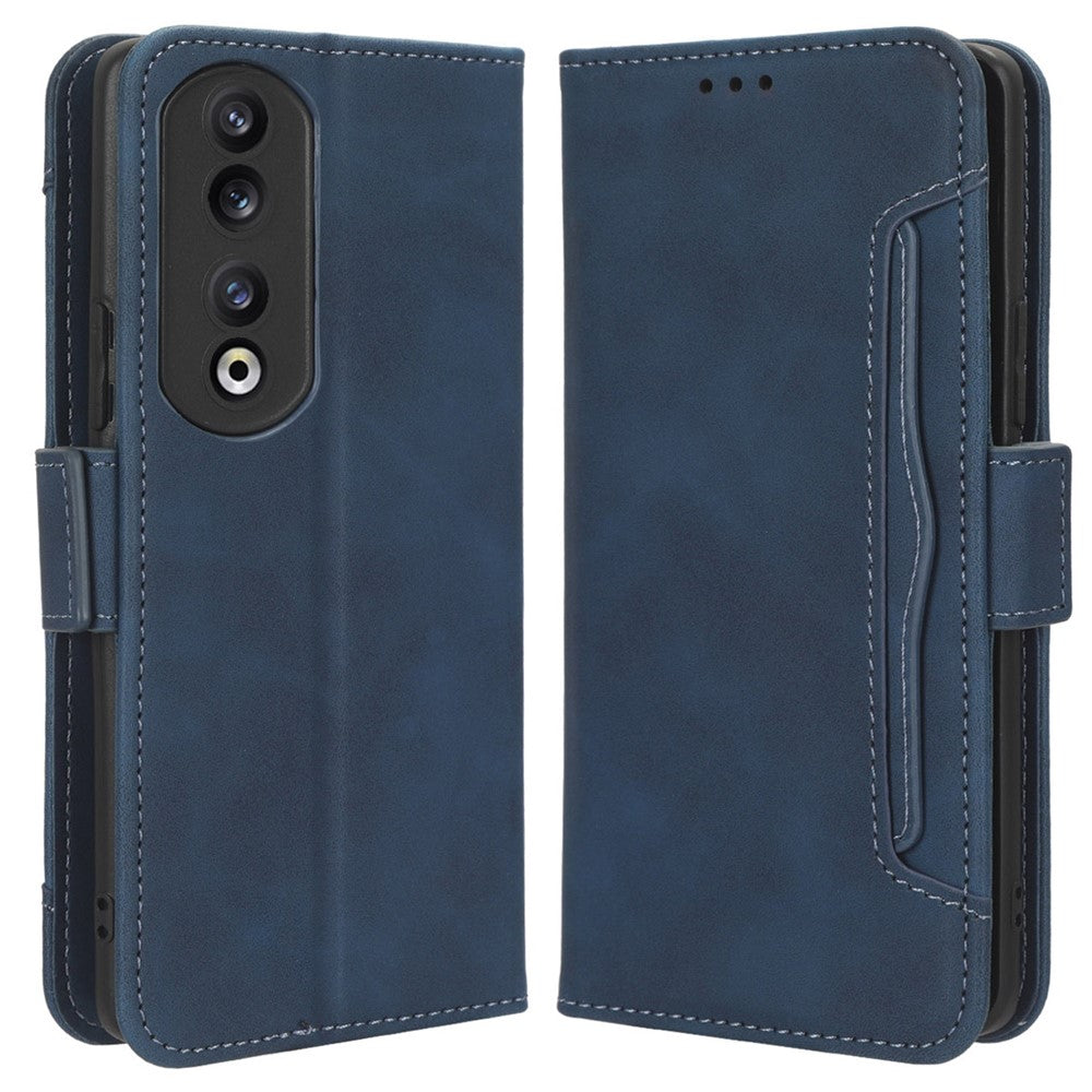 Cell Phone Cover for Honor 90 , Multiple Card Slots Stand PU Leather Wallet Phone Case