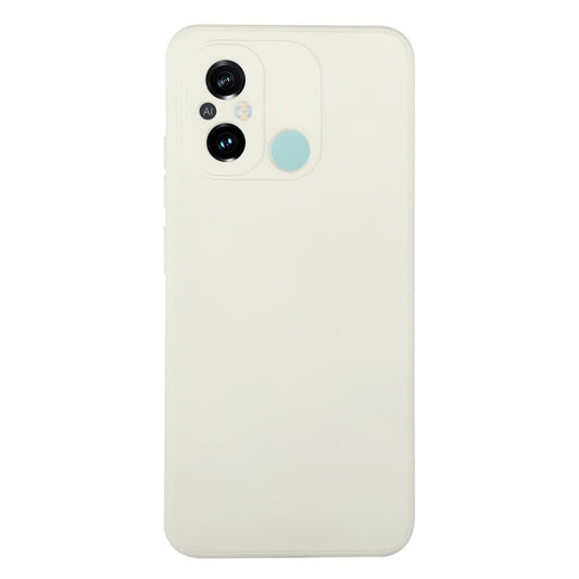 ENKAY HAT PRINCE For Xiaomi Poco C55 4G / Redmi 12C 4G Liquid Silicone Case Straight Edge Camera Protection Phone Cover