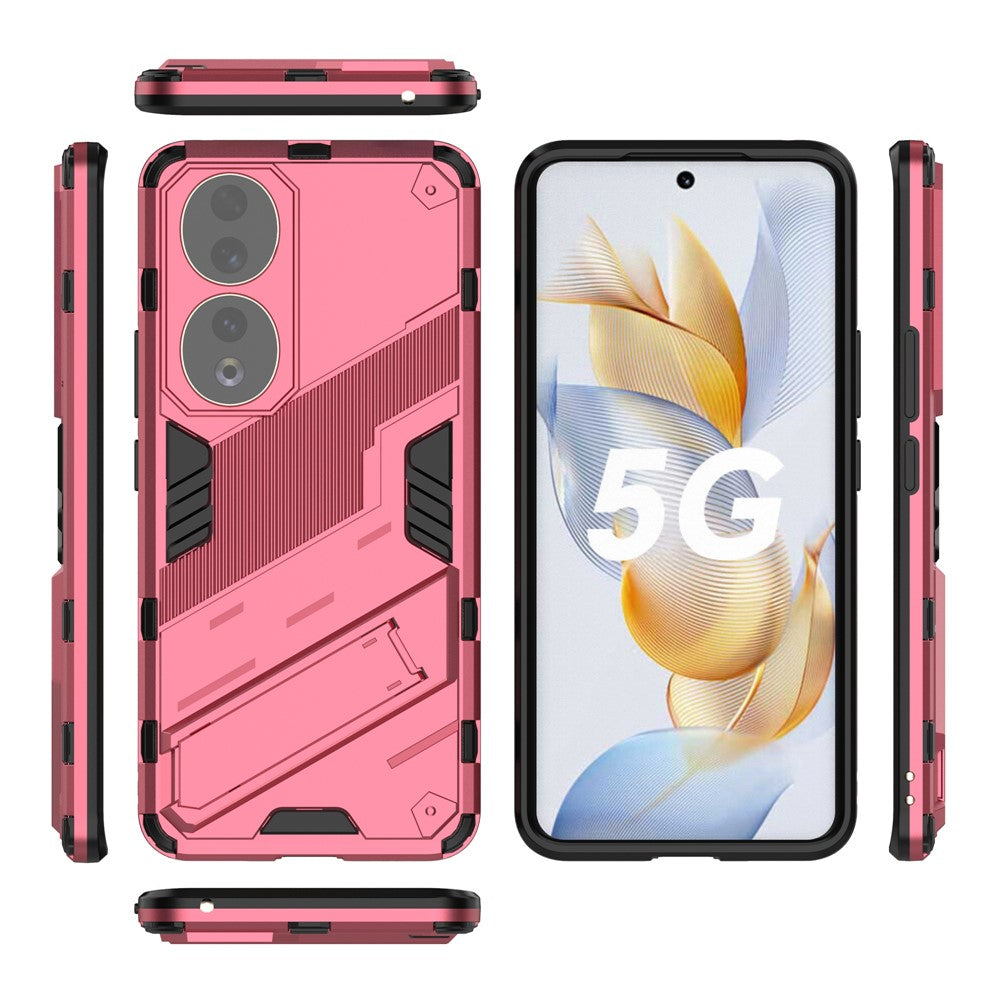 For Honor 90 Bump Proof PC + TPU Phone Cover Drop-proof Phone Case with Kickstand