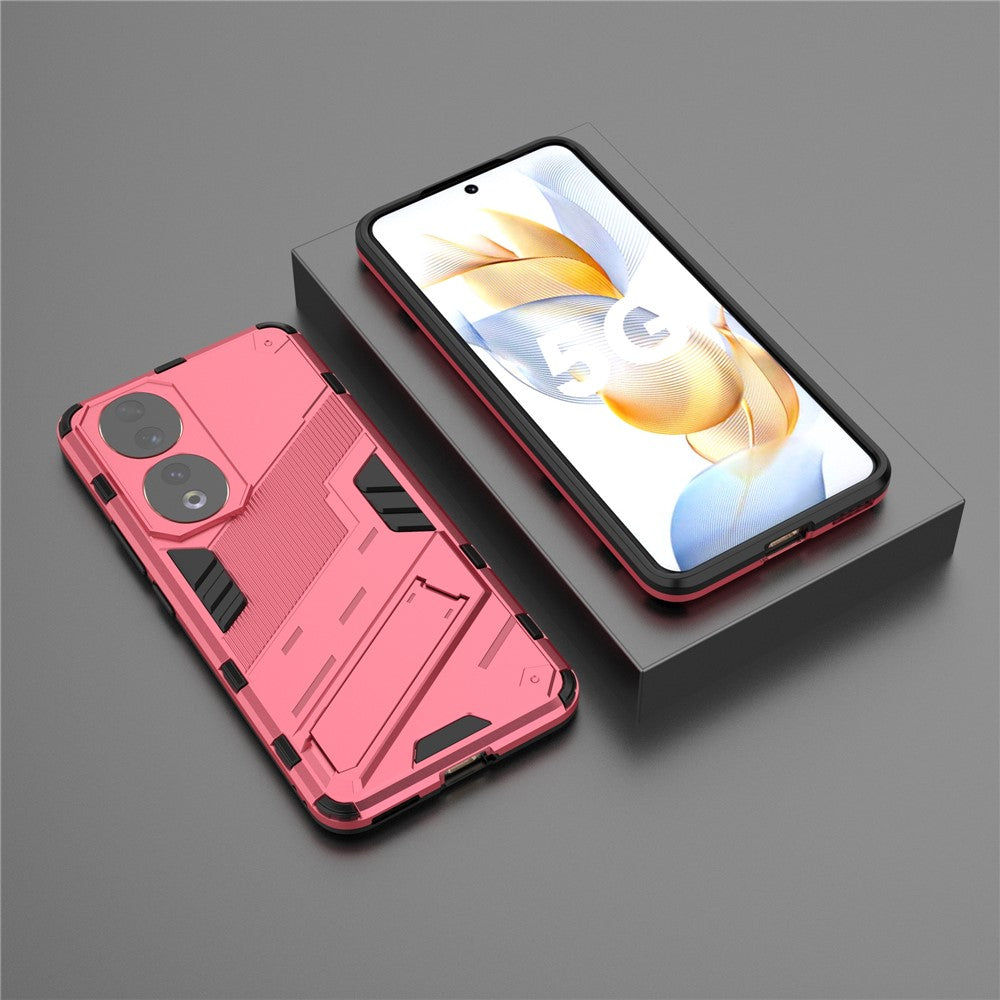 For Honor 90 Bump Proof PC + TPU Phone Cover Drop-proof Phone Case with Kickstand