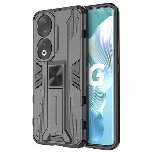 Honor 90 Handyhülle – Fallschutz- mit Ständer aus hartem PC + weicher TPU