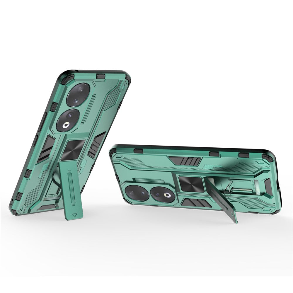 For Honor 90 Anti-drop Phone Cover with Kickstand Hard PC + Soft TPU Protective Case