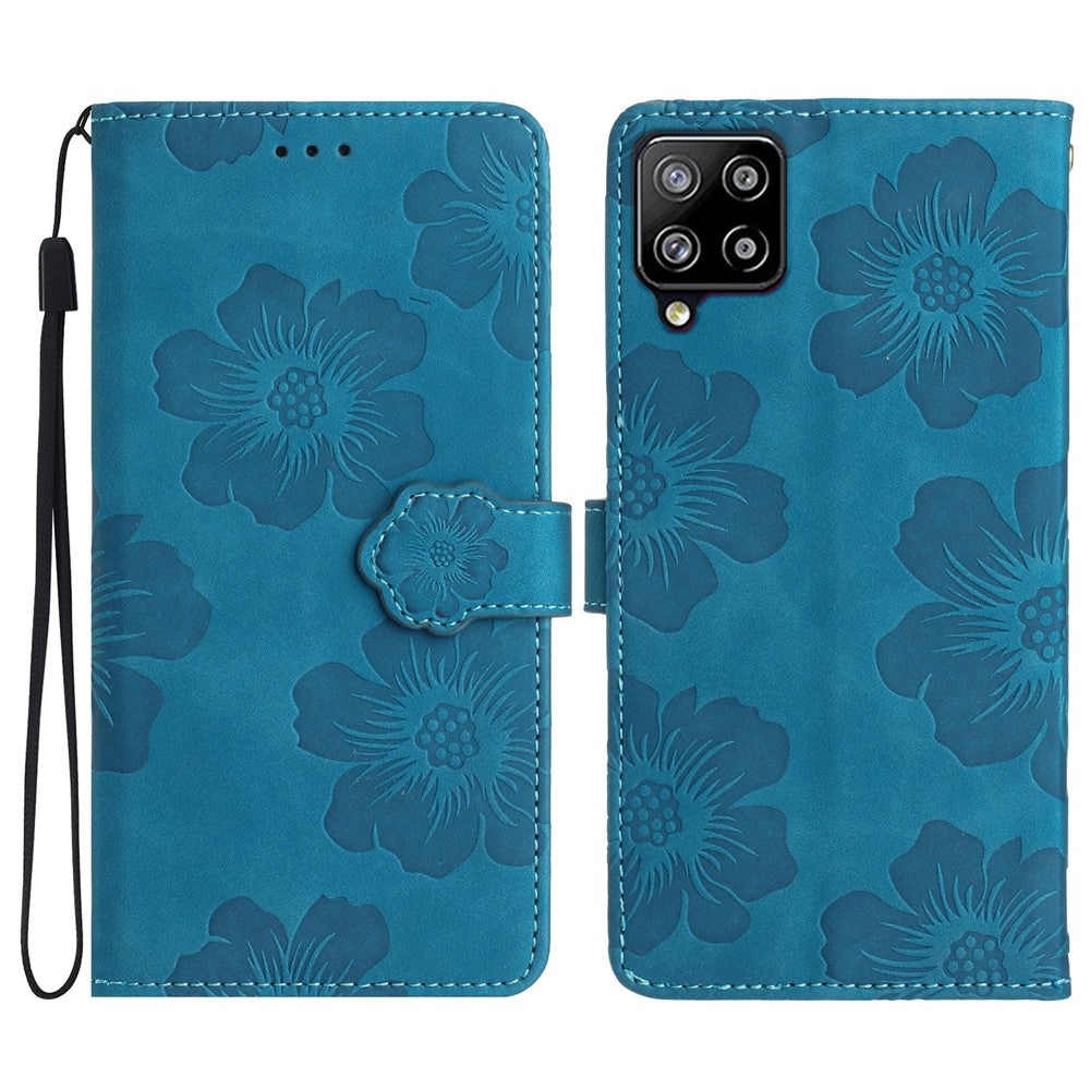 Galaxy A22 4G Wallet-Hülle – mit Kartenfächer & Ständer