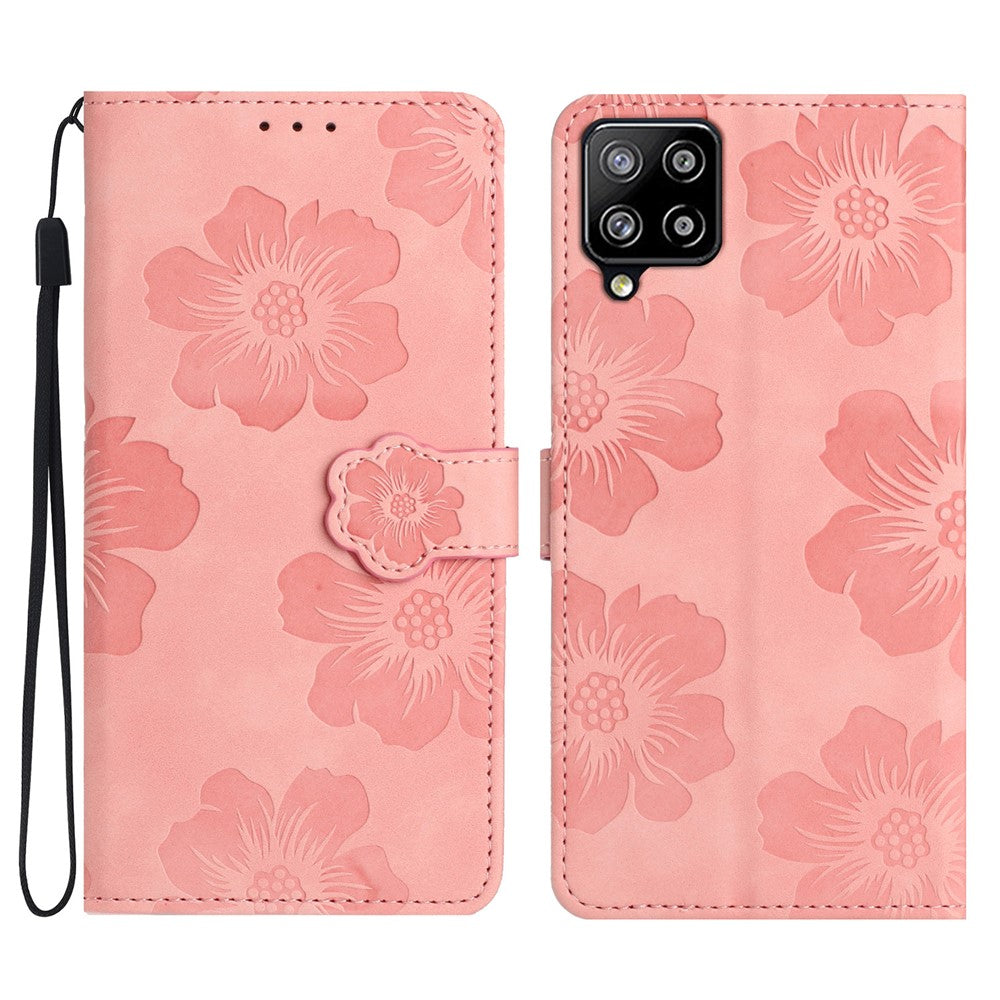 Galaxy A22 4G Wallet-Hülle – mit Kartenfächer & Ständer