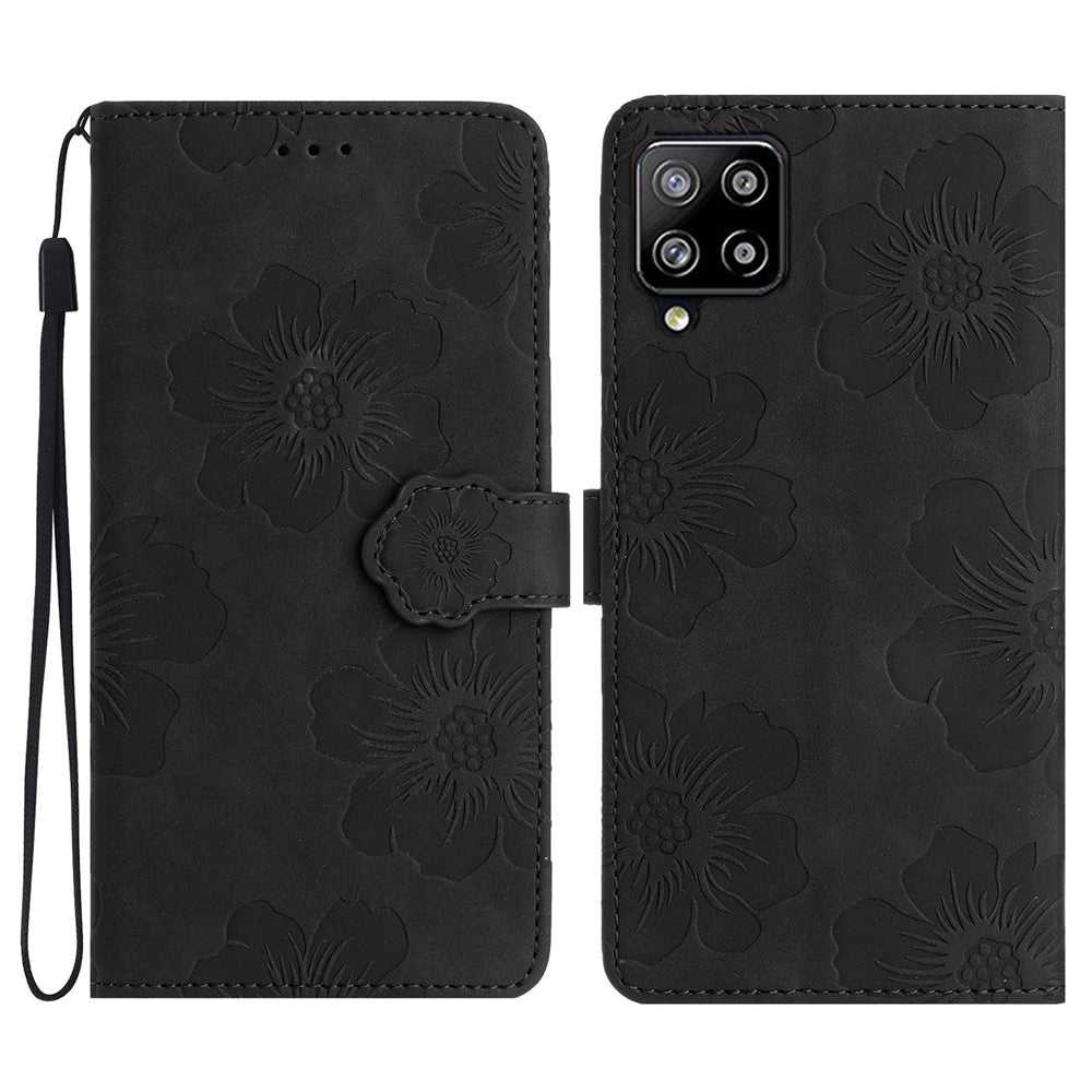 Galaxy A22 4G Wallet-Hülle – mit Kartenfächer & Ständer