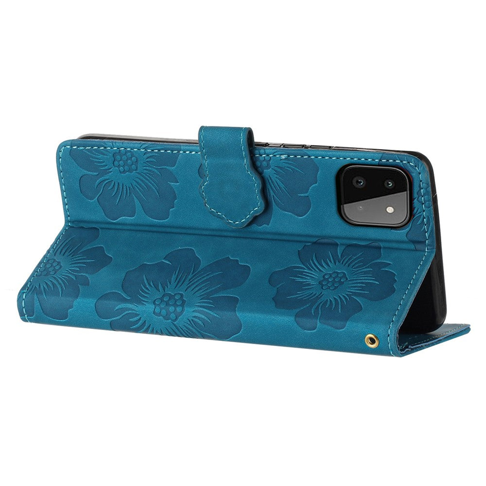 Galaxy A22 5G Wallet-Hülle – mit Kartenfächer & Ständer
