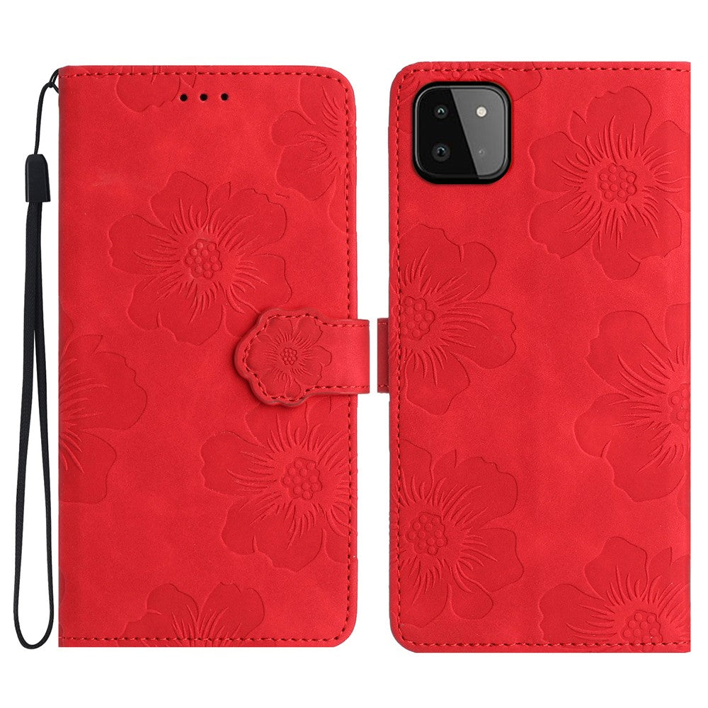 Galaxy A22 5G Wallet-Hülle – mit Kartenfächer & Ständer