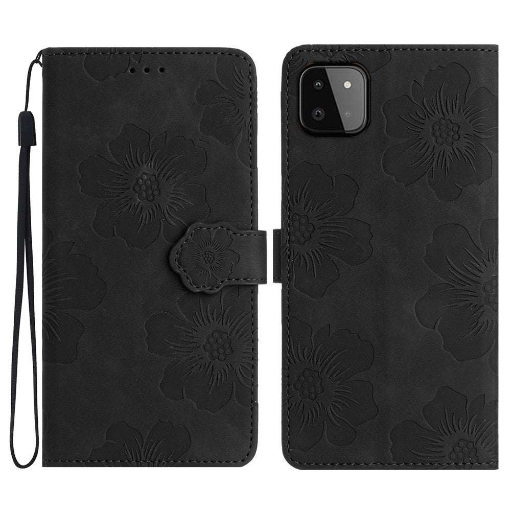 Galaxy A22 5G Wallet-Hülle – mit Kartenfächer & Ständer