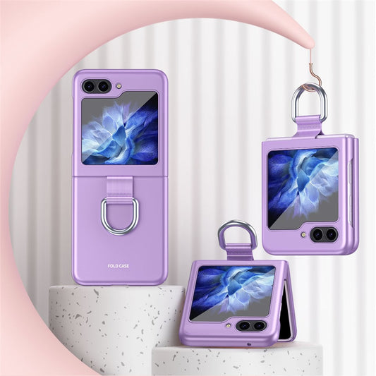 Galaxy Z Flip5 5G – Handyhülle aus Kunststoff, mit Ringhalter