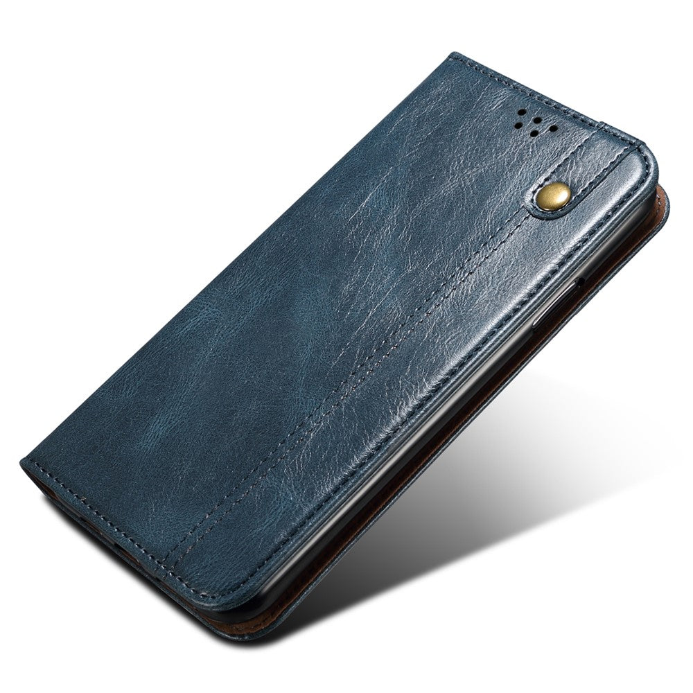 For Honor 90 Wallet Case PU Leather Waxy Crazy Horse Texture Stand Phone Cover