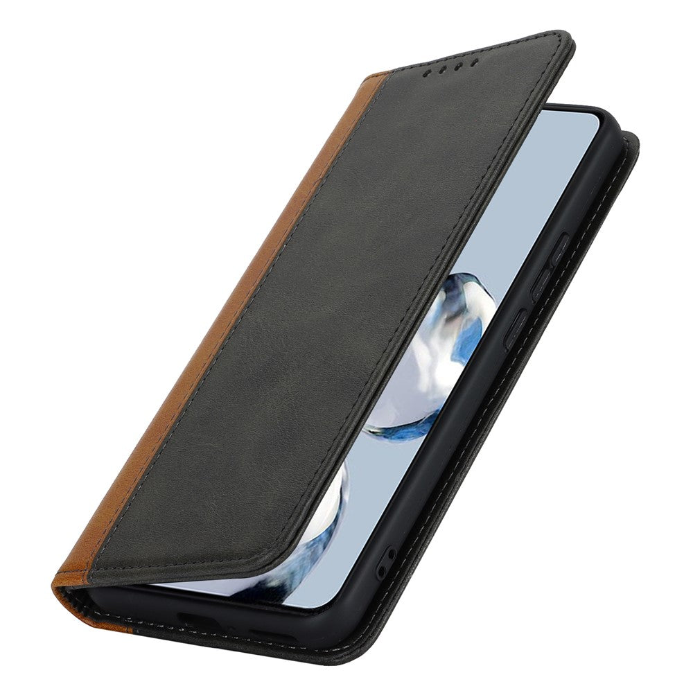 For Xiaomi 12T 5G / 12T Pro 5G / Redmi K50 Ultra PU Leather Phone Case Stand Bi-color Splicing Wallet Cover