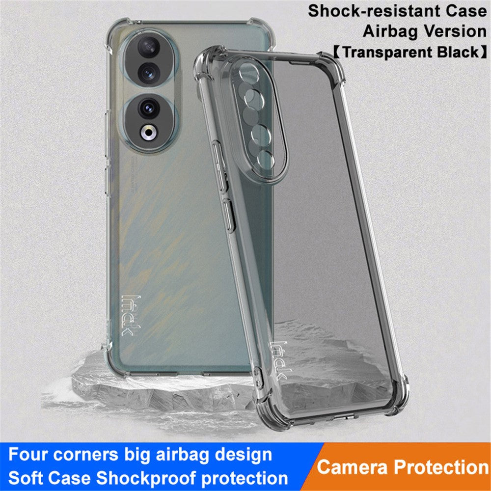 IMAK Transparent Phone Case for Honor 90 ,  Anti-scratch Soft TPU Phone Cover