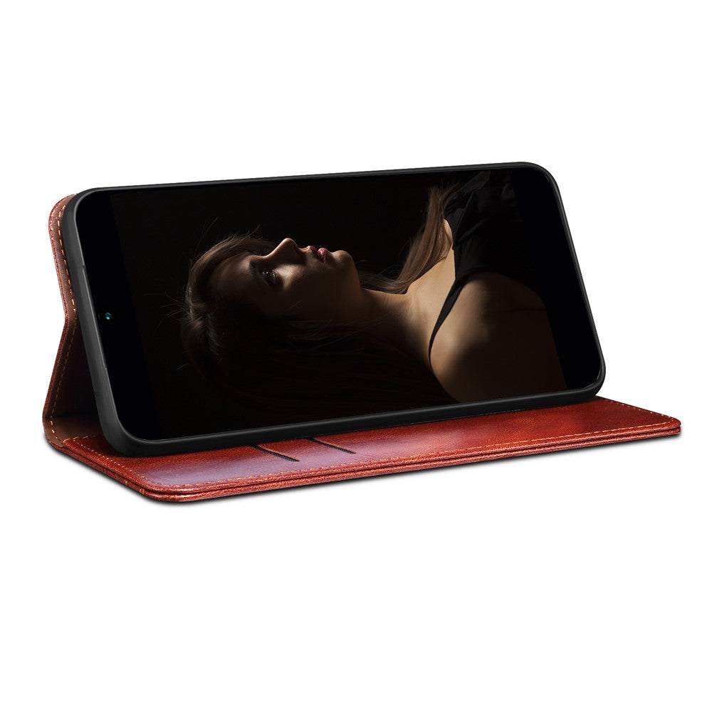 For Xiaomi 13 Lite / Civi 2 5G PU Leather Phone Wallet Case Waxy Crazy Horse Texture Stand Cover